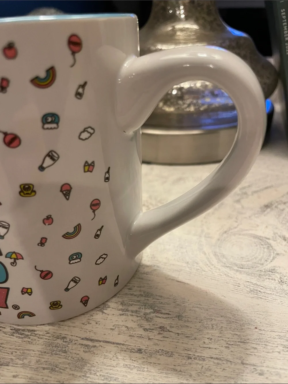 Sanrio Glitter Hello Kitty Rainbow Mug